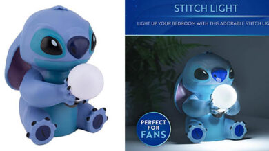 Original lámpara infantil Stitch Light Home con luz cálida y 23% de descuento en Amazon