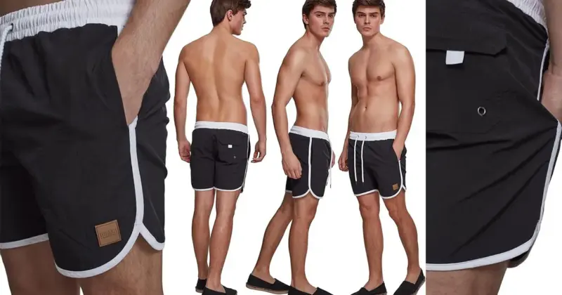 Bañador Retro Urban Classics para Hombre con 25% de Descuento, Perfecto para el Verano por 14,99 €