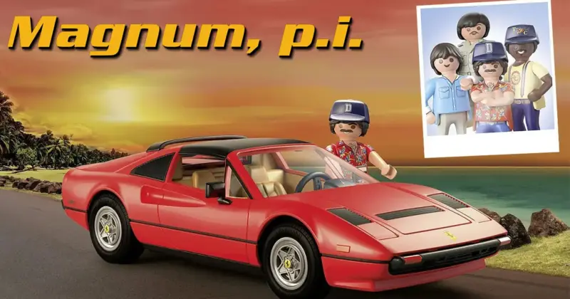 Set Playmobil Ferrari 308 GTS de Magnum con 32% de descuento y envío gratis en Amazon