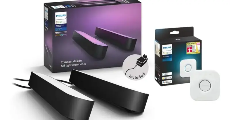 Pack Philips Hue Play con Bridge: iluminación inteligente a precio rebajado