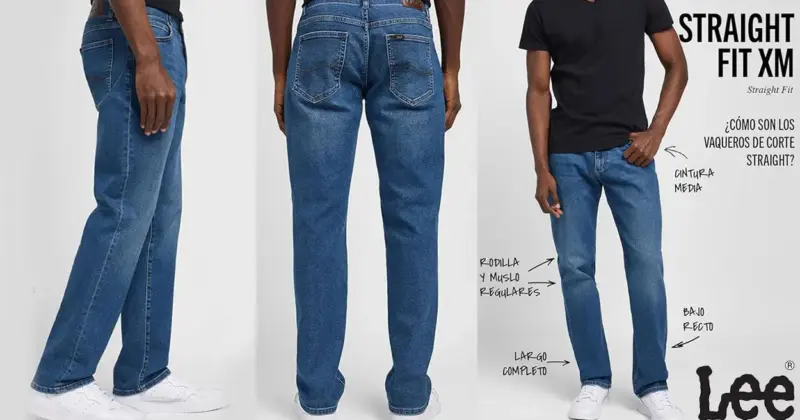 Vaqueros Lee Straight Fit XM para hombre con 55% de descuento en Amazon: durabilidad y estilo a un precio irresistible