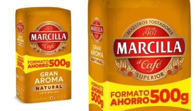 Café molido natural Marcilla Gran Aroma 500 g con intenso aroma y 25% de descuento en Amazon