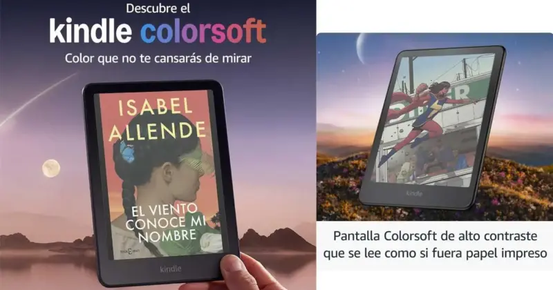 Nuevo Kindle Colorsoft de Amazon: lectura a color, diseño innovador y oferta por 199 € con envío gratis