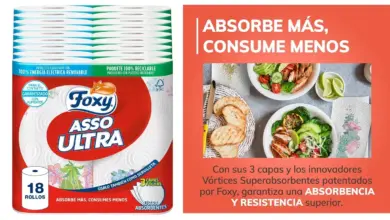 Pack Ahorro de 18 Rollos Papel de Cocina Foxy Asso Ultra de 3 Capas a 23,30 € con 30% de Descuento
