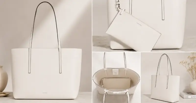 Bolso Tote Calvin Klein Foil Logo con bolsa extraíble: diseño y funcionalidad al 48% de descuento