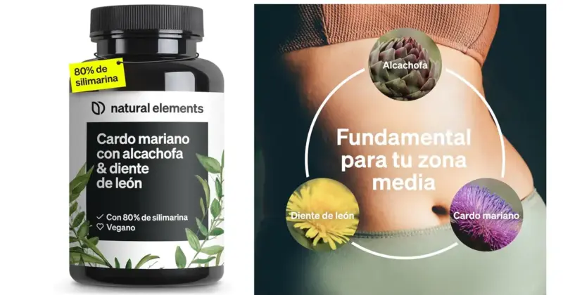 Natural Elements: Complejo de Cardo Mariano, Alcachofa y Diente de León con 35% de descuento