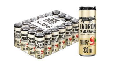 Pack 24 latas Ladrón de Manzanas: refresca tus momentos con sabor natural y un 34% de descuento