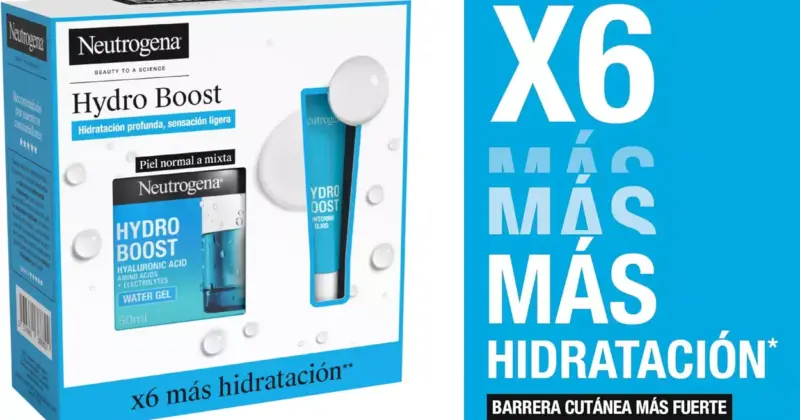 Pack Neutrogena Hydro Boost con gel de agua y contorno de ojos: hidratación efectiva por 15€ con 33% de descuento