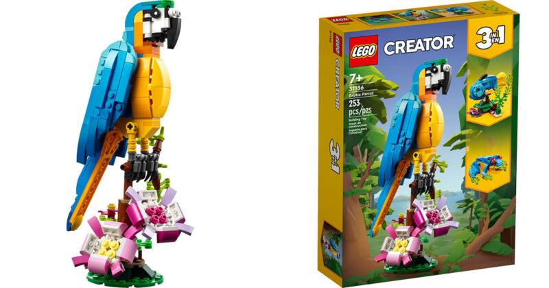 LEGO Creator 3 en 1 Loro Exótico: Diversión Creativa con 24% de Descuento en Amazon
