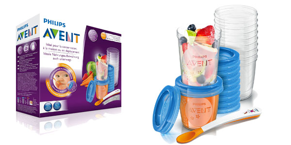 Pack de 20 Recipientes Philips Avent para Comida de Bebé con 29% de Descuento