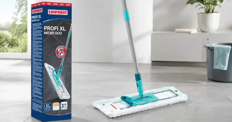 Mopa Leifheit Profi XL micro dúo: limpieza rápida y eficiente con un 23% de descuento por 15,25 €