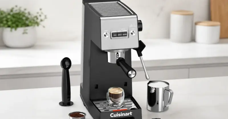 Máquina de Espresso Cuisinart Slim: cafetera 3 en 1 con función Cold Brew y 55% de descuento