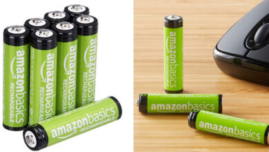 Pack x8 Pilas Recargables AmazonBasics AAA de 800 mAh con 10% de Descuento a Solo 8,30 €