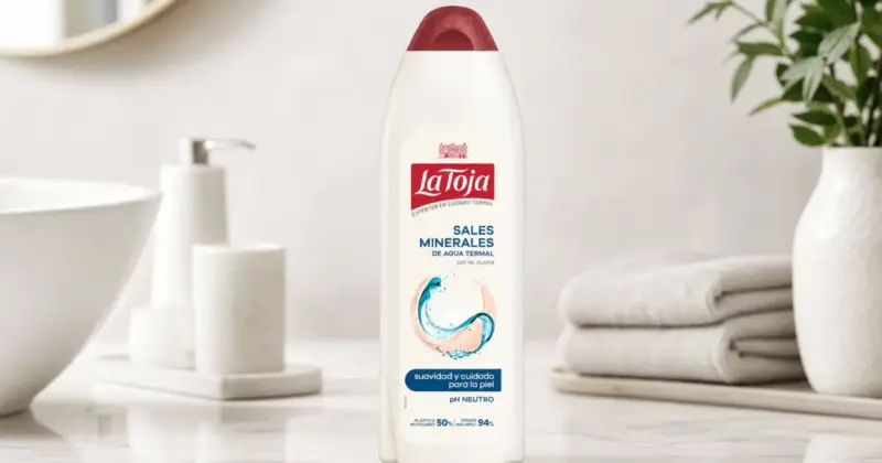 Gel de ducha La Toja Hidrotermal 600 ml con 24% de descuento: limpieza refrescante y natural a solo 1,99 €