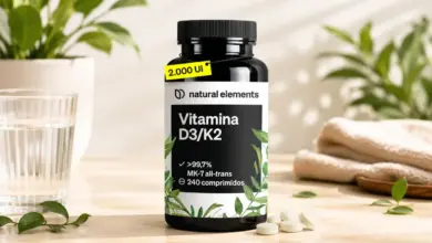 Vitaminas D3 y K2 Natural Elements: Apoyo Optimo para Huesos y Sistema Inmunitario con 20% de descuento