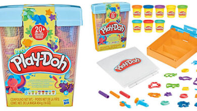 Set Play-Doh con 8 botes de plastilina y moldes de animales: diversión creativa con un 39% de descuento