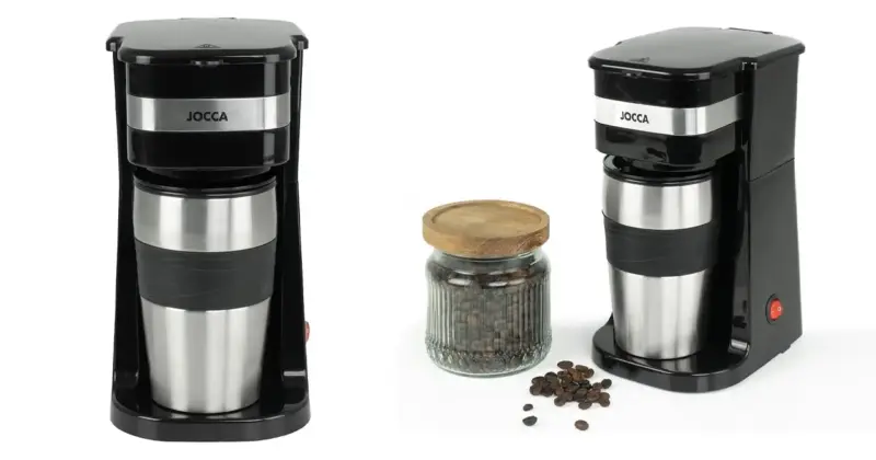 Disfruta de Café Recién Hecho y Llévatelo Contigo con la Cafetera Individual Jocca por 19,99€