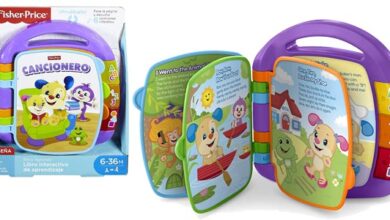 Fisher-Price Ríe y Aprende: libro interactivo con 43% de descuento, ideal para bebés