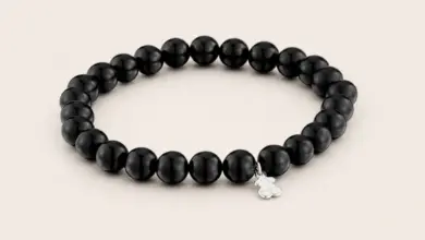 Pulsera TOUS Basics de azabache con charm de oso en plata 925 con 40% de descuento