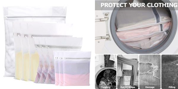 Pack de 10 Bolsas para Lavadora BillyBath: Protege tu Ropa Delicada con un 15% de Descuento a 8,48 €