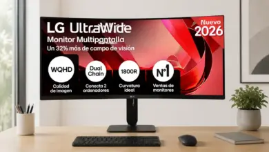 Monitor LG UltraWide 34U601B de 34" curvo y WQHD a sólo 199€ con un 13% de descuento