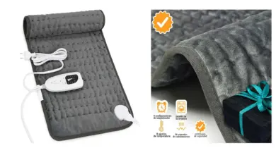 Alivio inmediato para dolores lumbares con la manta eléctrica Letitwell a 11,99 € con 25% de descuento