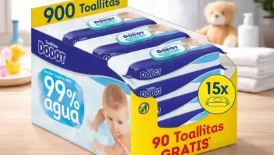 Pack de 900 Toallitas Dodot Aqua 33% con un 34% de descuento y envío gratis