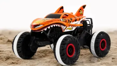 Hot Wheels Tiger Shark Monster Truck Teledirigido con Tecnología Terrain Stomp y 54% de Descuento