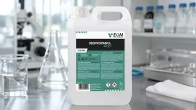 Isopropanol EQM ECO-301 al 99,9% en garrafa de 5L por 13,28 €: limpieza precisa para electrónica con gran descuento