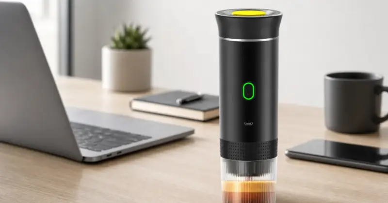 Cafetera portátil 3 en 1 sin cable para espresso con cápsulas o café molido por solo 18,31 € con gran descuento