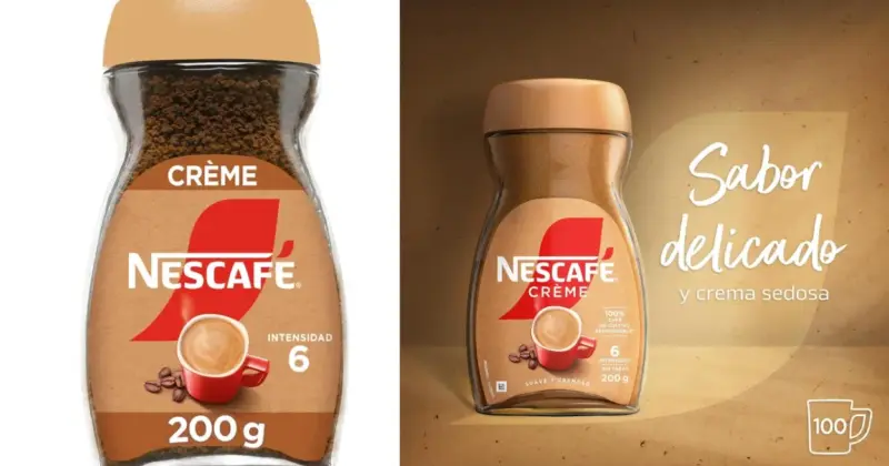 NESCAFÉ CRÈME: Café cremoso instantáneo en frasco de vidrio con un 15% de descuento por 5,91 €