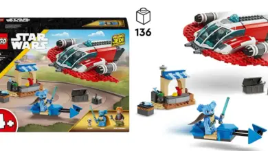 LEGO Star Wars The Crimson Firehawk: Divertido set para jóvenes jedis con un 43% de descuento