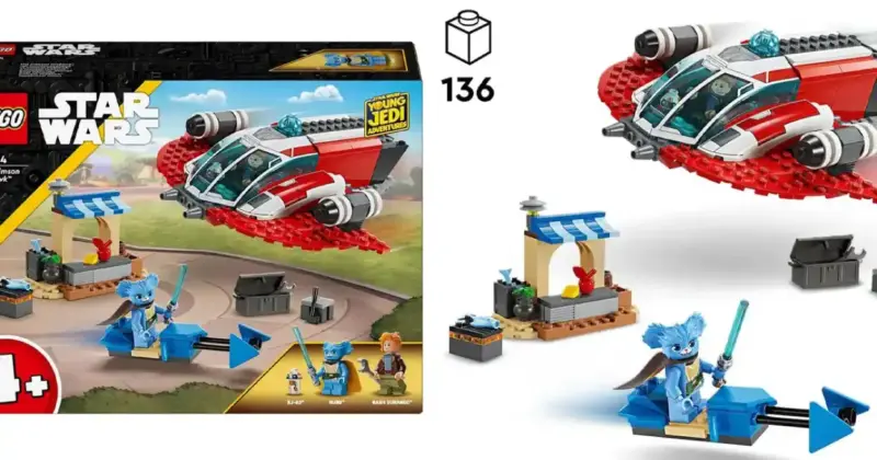 LEGO Star Wars The Crimson Firehawk: Divertido set para jóvenes jedis con un 43% de descuento