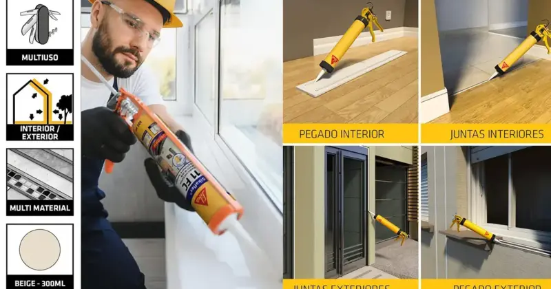 Pistola de masilla adhesiva Sika Sikaflex-11 FC Purform de 300 ml con un 55% de descuento