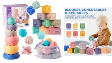 Set Montessori con 22 piezas de silicona para bebés: diversión y desarrollo por 14,99 € con 50% de descuento