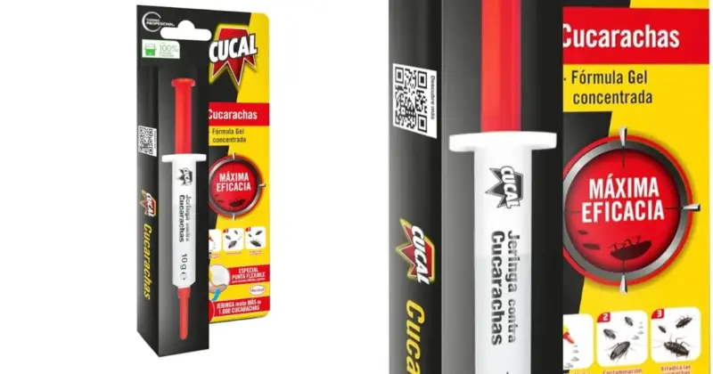 Cebo en gel Cucal en jeringa: elimina cucarachas en toda la colonia por 5,67€ con un 11% de descuento