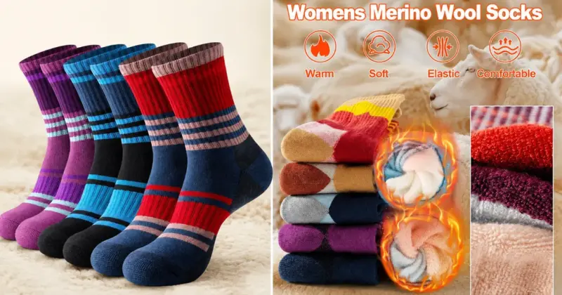 Pack de 3 pares de calcetines de lana merino para mujer: máxima comodidad y transpirabilidad a solo 7,19€ con 58% de descuento