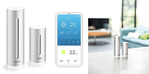 Netatmo NWS01-EC: Estación meteorológica inteligente con un 41% de descuento y precio irresistible