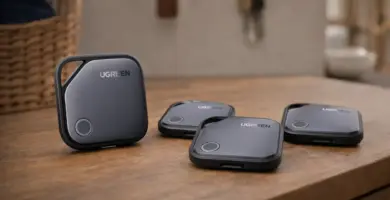 Pack de 4 localizadores Bluetooth Ugreen Finetrack Smart Finder con 33% de descuento para no perder tus objetos personales