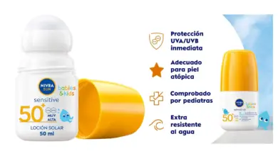 NIVEA SUN Babies & Kids Sensitive Roll-on FP 50+ con un 28% de descuento en Amazon