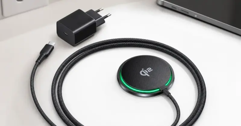 Cargador inalámbrico INIU Qi2 de 15 W para iPhone con soporte desmontable y refrigeración activa a buen precio