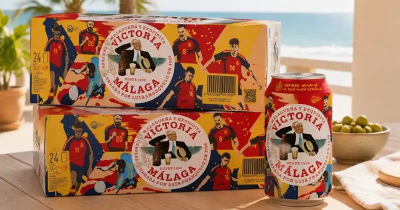Pack de 48 latas de cerveza Victoria Málaga de 33 cl con un 26% de descuento, solo 0,46 € por lata