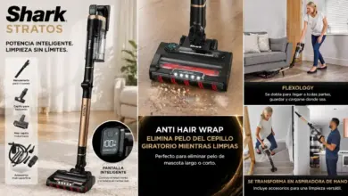 Aspiradora inalámbrica Shark Stratos con limpieza inteligente y hasta 60 minutos de autonomía a mitad de precio