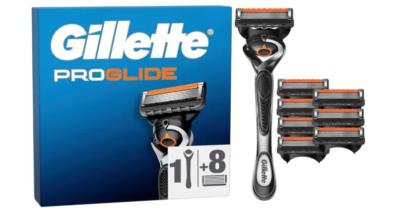 Maquinilla Gillette ProGlide con 8 recambios: Afeitado suave y duradero a solo 32,99 €