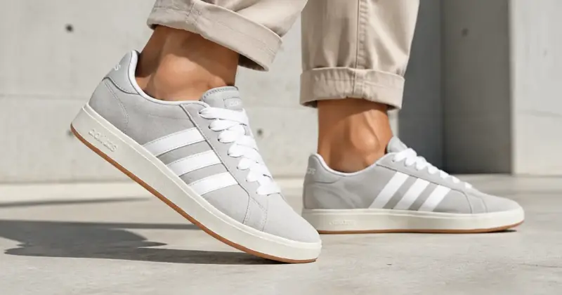 Zapatillas Adidas Grand Court Base 00s para hombre: estilo retro con un 46% de descuento en Amazon