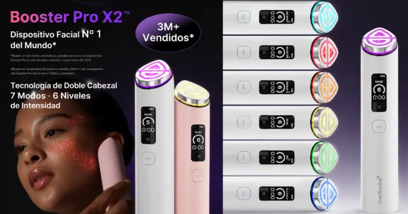 Medicube Booster Pro X2: Dispositivo 7 en 1 para mejorar la piel con un 28% de descuento
