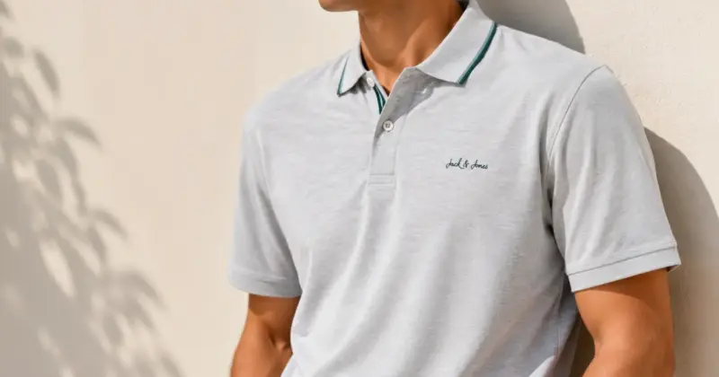 Polo Jack & Jones Jjblaze de manga corta con tejido ligero y 28% de descuento a 14,90 €