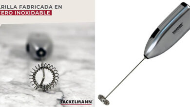 Espumador de leche eléctrico Fackelmann con 40% de descuento a solo 6,60 €