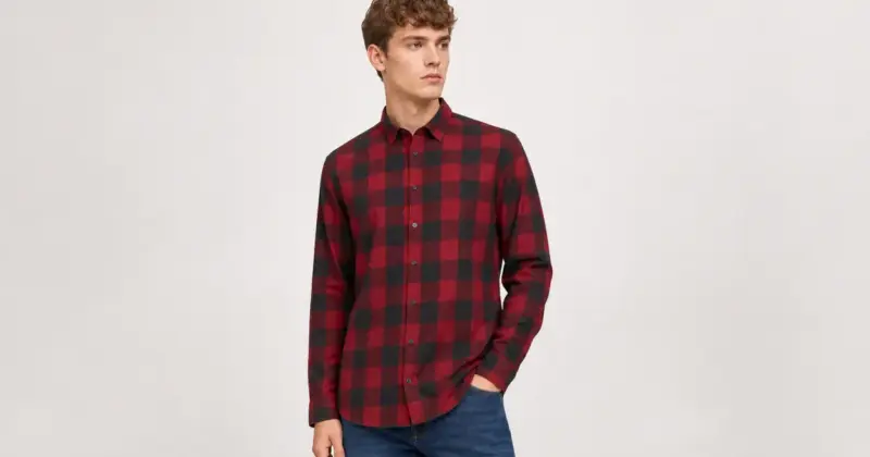 Camisa Jack & Jones Jjegingham Twill para hombre con tejido suave y estilo clásico desde 15,59 €