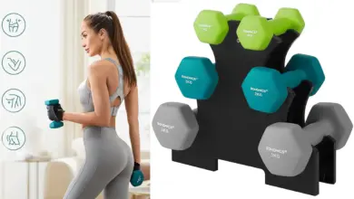 Juego de mancuernas Songmics con 3 pares de 1, 2 y 3 kg: calidad y versatilidad con un 76% de descuento